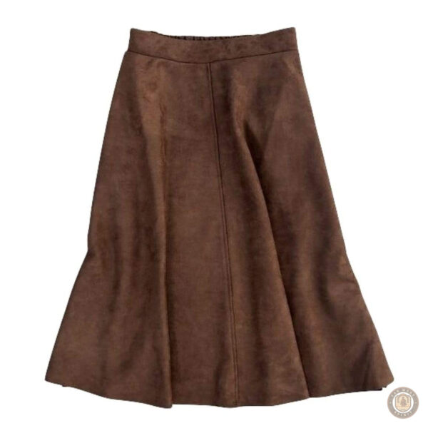 Jupe effet daim style western