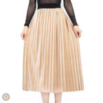 Jupe longue femme style western