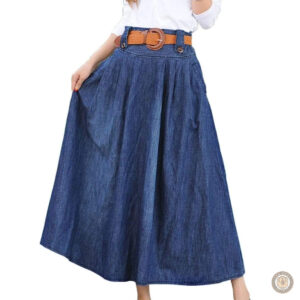 Jupe en jean style western