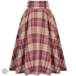 Jupe mi-longue style western pour un look tendance