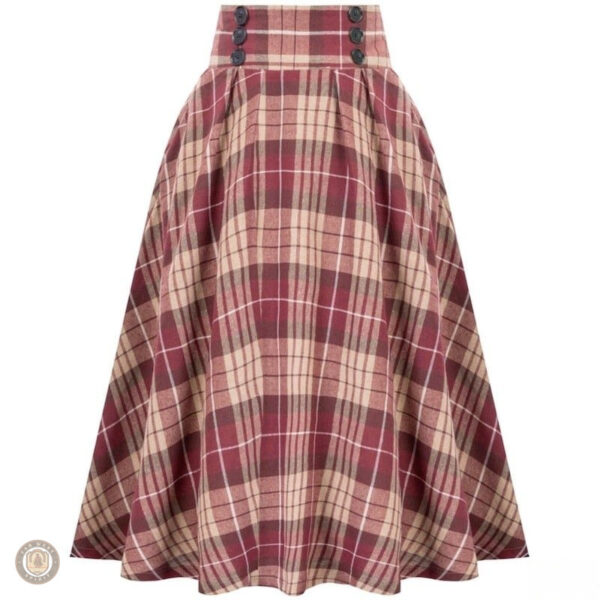 Jupe mi-longue style western pour un look tendance