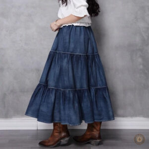 Jupe western élégante pour femme, parfait pour un look décontracté