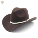 Chapeau cowboy en feutre, design modulable et élégant