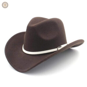 Chapeau cowboy en feutre, design modulable et élégant