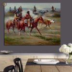 Tableau Western Cowboy Art