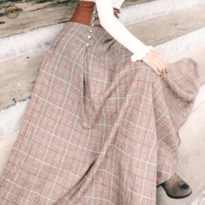 Jupe western fluide, parfaite pour un look décontracté chic