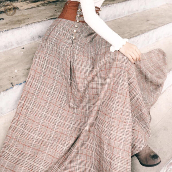 Jupe western fluide, parfaite pour un look décontracté chic
