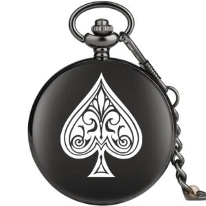 Montre à gousset As de Pique élégante et classique