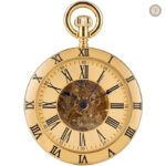 Montre à gousset avec chiffres romains élégants