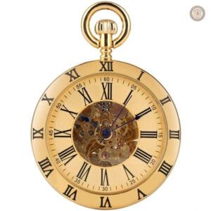 Montre à gousset avec chiffres romains élégants