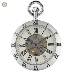 Montre à gousset classique, style rétro avec chiffres romains
