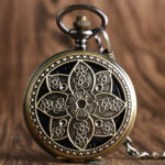 Montre à gousset classique avec finition raffinée