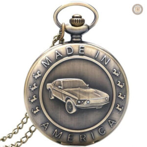 Montre à gousset homme au design voiture élégant