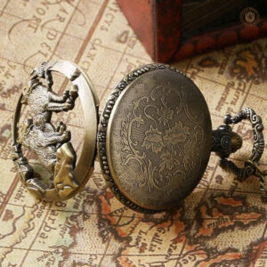 Accessoire de style rétro pour homme, montre à gousset