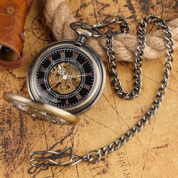 Accessoire vintage : montre à gousset mécanique