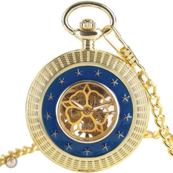 Montre à gousset mécanique à remontoir élégante