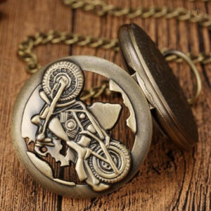 Montre à gousset unique pour les passionnés de motos
