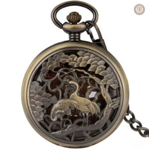 Montre à gousset Oiseau élégante et raffinée