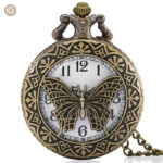Montre à gousset Papillon, design élégant et raffiné