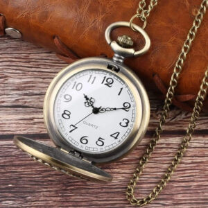 Montre à gousset artisanale, style Chef Apache