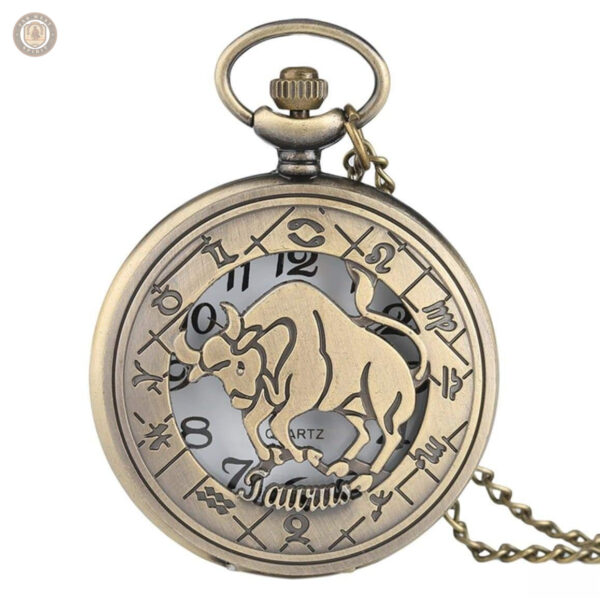 Montre à gousset Signe Zodiaque élégante et unique