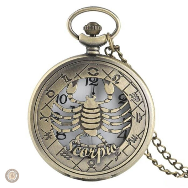 Accessoire tendance : montre à gousset zodiacale