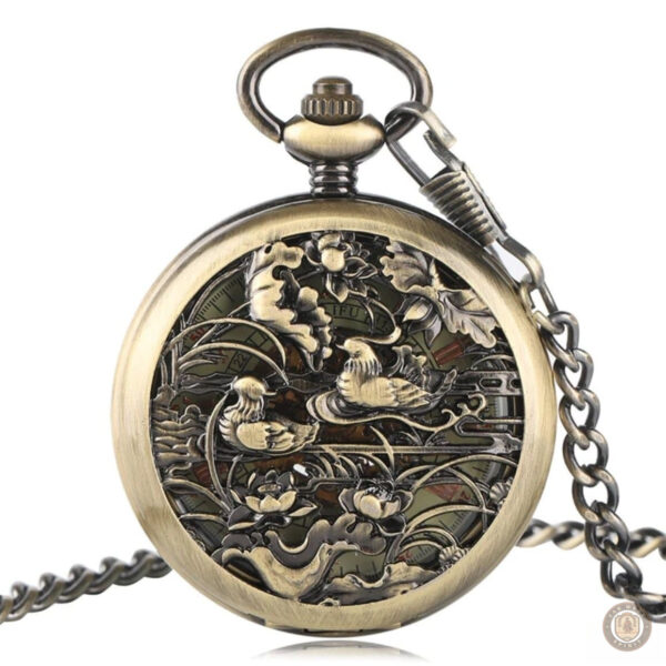 Montre à gousset automatique élégante et raffinée