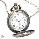 Accessoire femme : montre à gousset en collier