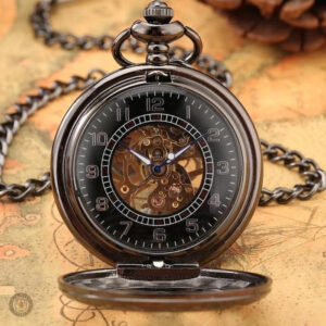 Accessoire vintage, montre à gousset classique en métal