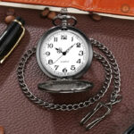 Accessoire classique pour homme, montre à gousset quartz