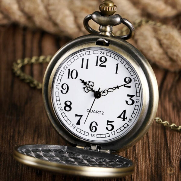 Montre à gousset homme au style rétro intemporel