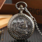 Montre à gousset classique avec finition soignée