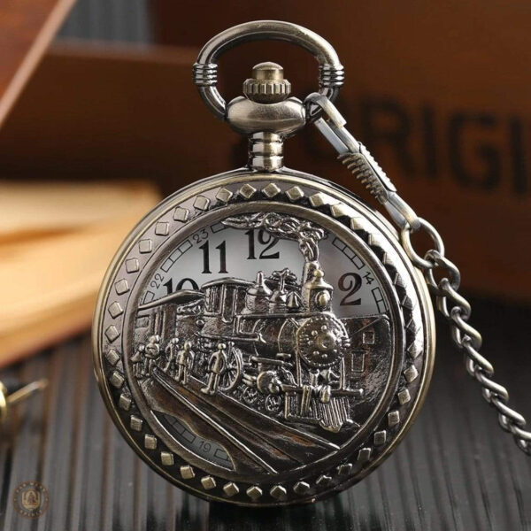 Montre à gousset classique avec finition soignée
