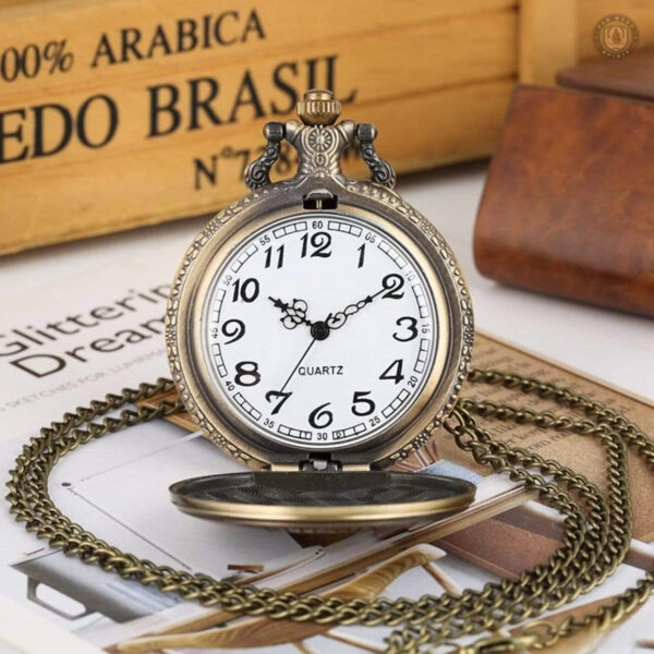 Design unique de montre à gousset avec ours