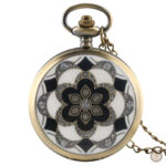 Montre à gousset pend pendant, style vintage élégant
