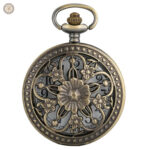 Montre à gousset stylisée avec design élégant et intemporel