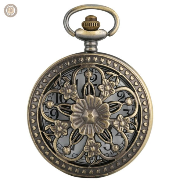 Montre à gousset stylisée avec design élégant et intemporel