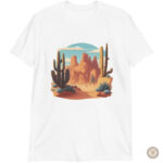 T-Shirt Cowboy Monument Valley en coton confortable