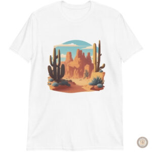 T-Shirt Cowboy Monument Valley en coton confortable