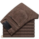 Pantalon cowboy marron pour homme, style western