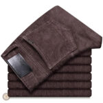 Vêtement western homme, pantalon marron robuste