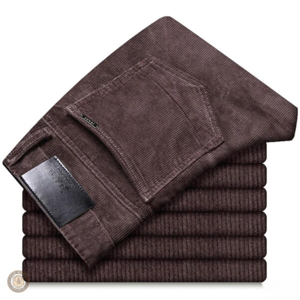 Vêtement western homme, pantalon marron robuste