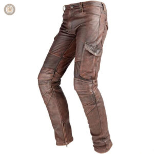 Pantalon Cowboy en cuir pour homme, style western