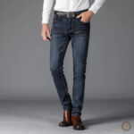 Pantalon style western avec coupe ajustée