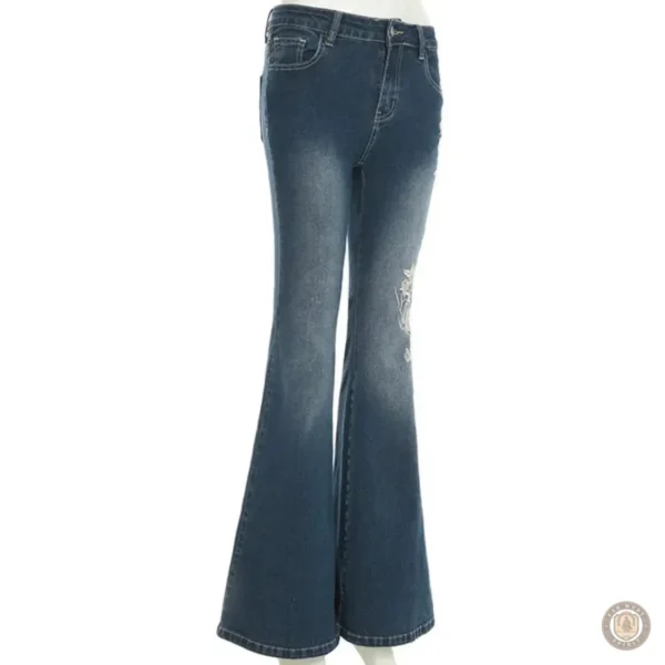 Vêtement western pour femme, pantalon au style cowgirl tendance