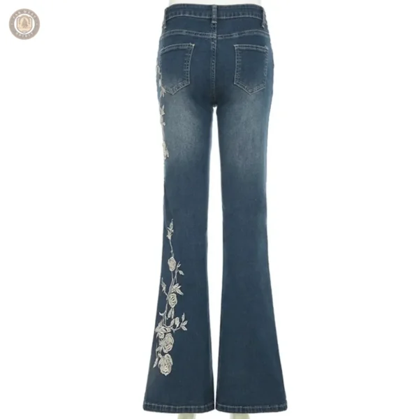 Pantalon élégant inspiré du style cowgirl, idéal pour le quotidien