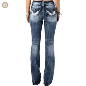 Pantalon Western Femme en denim