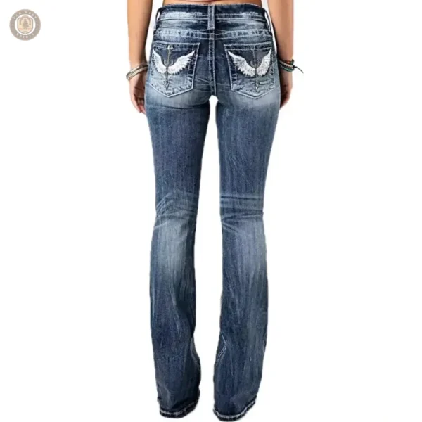 Pantalon Western Femme en denim