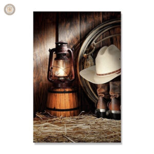 Tableau western représentant le Far West et ses paysages