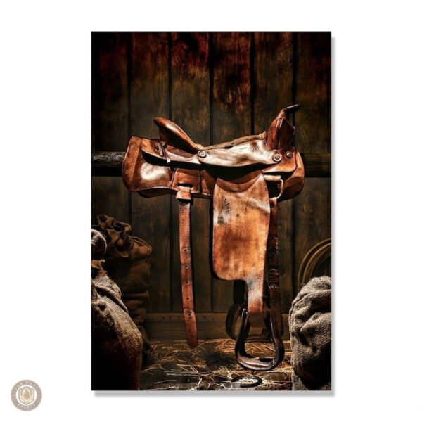 Art mural Far West, ambiance cowboy et nature sauvage